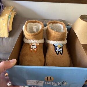 Bluey Toddler Boots with Cartoon Design